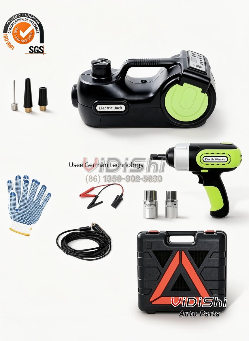 All Products 9 Hot Sell 5 Ton 12V 530MM Electric Hydraulic Car Jack and Impact Wrench Car Emergency Tools Vehicle Emergency Repair Tool Set gallery view