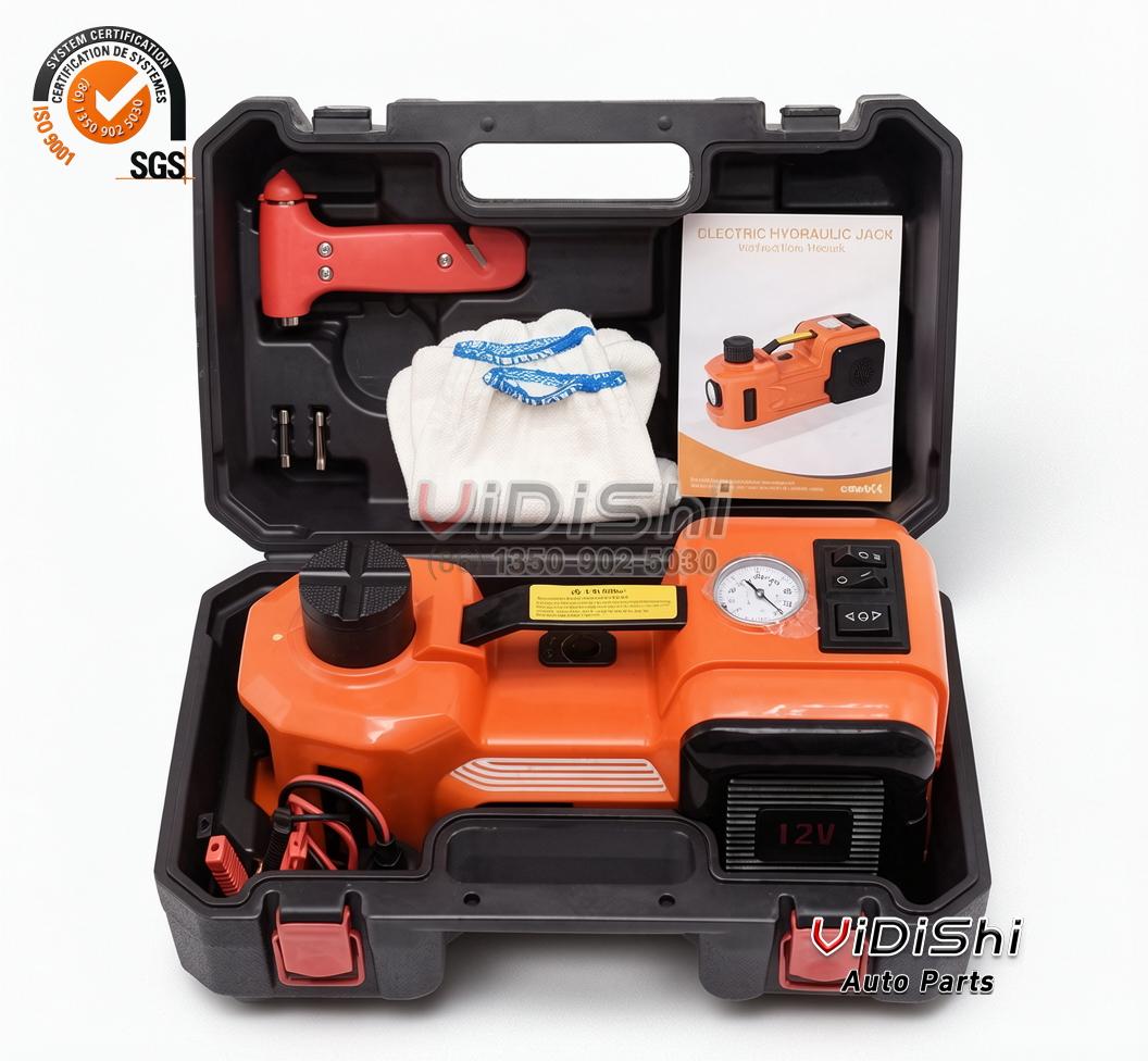 All Products 11 New Product 5 Ton Electric Car Jack With Air Pump 12v Electric Hydraulic Car Jack Kit Set for Tire Change and Road Emergency gallery view