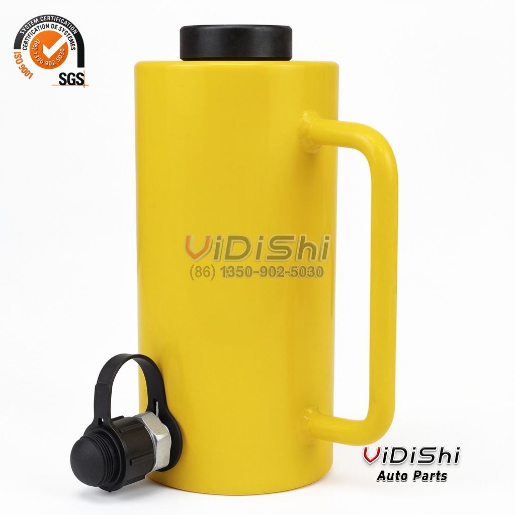 RCH-20100 20T 4Inch Hydraulic Cylinder Jack Hollow Single Acting Hydraulic Ram Cylinder 100mm Hydraulic Lifting Cylinders front view