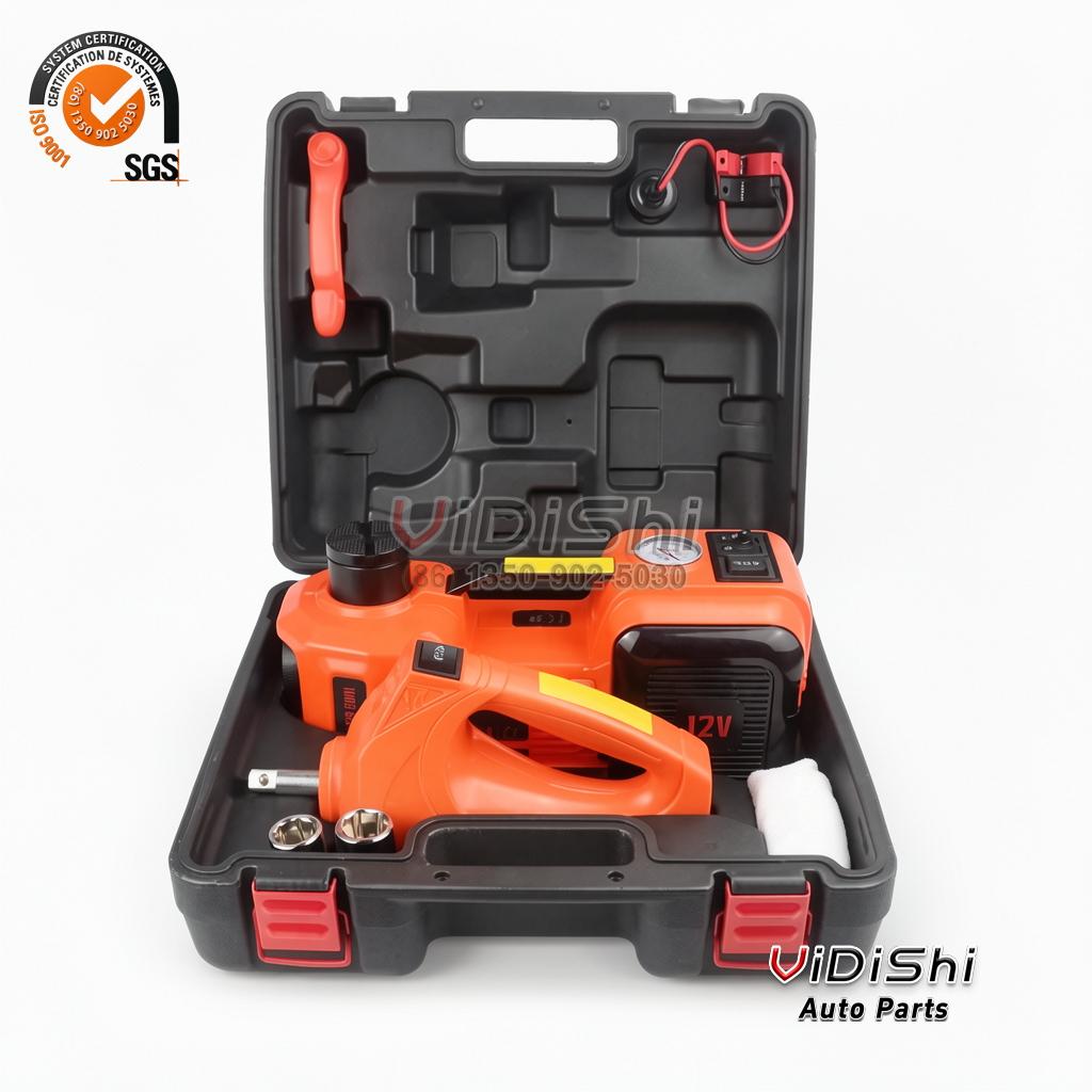 All Products 10 High Quality Portable 3 in 1 Electric Jack Lift Air Pump Lighting Electric Hydraulic Car Jack gallery view
