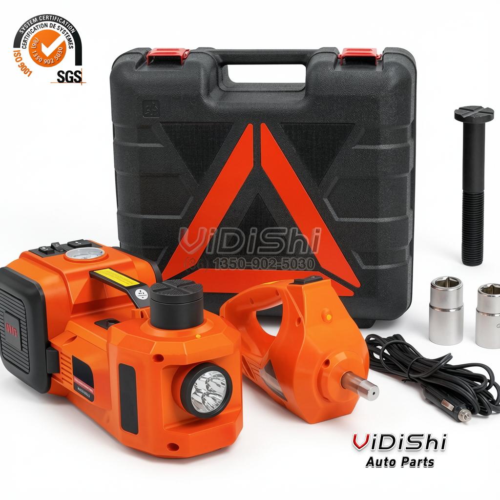 All Products 9 High Quality Portable 3 in 1 Electric Jack Lift Air Pump Lighting Electric Hydraulic Car Jack gallery view