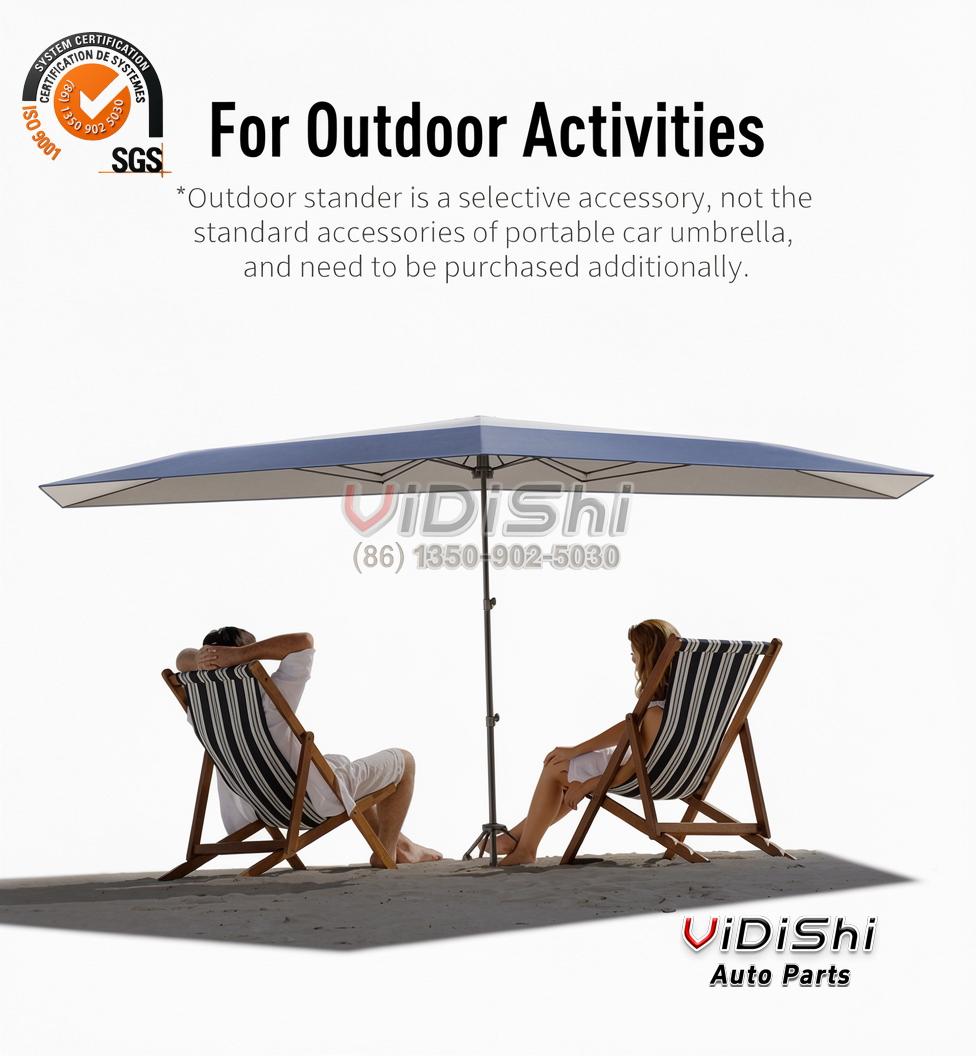 AP-WORV4 Car Umbrella 4.2M 4.8M 5.2M for cars and SUVs 4 Vidishi Auto Car Umbrella detail view