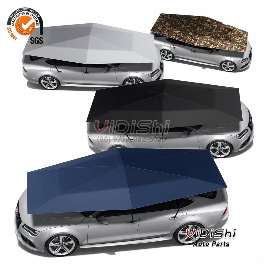 AP-WORV4 Car Umbrella 4.2M 4.8M 5.2M for cars and SUVs 2 Vidishi Auto Car Umbrella side view