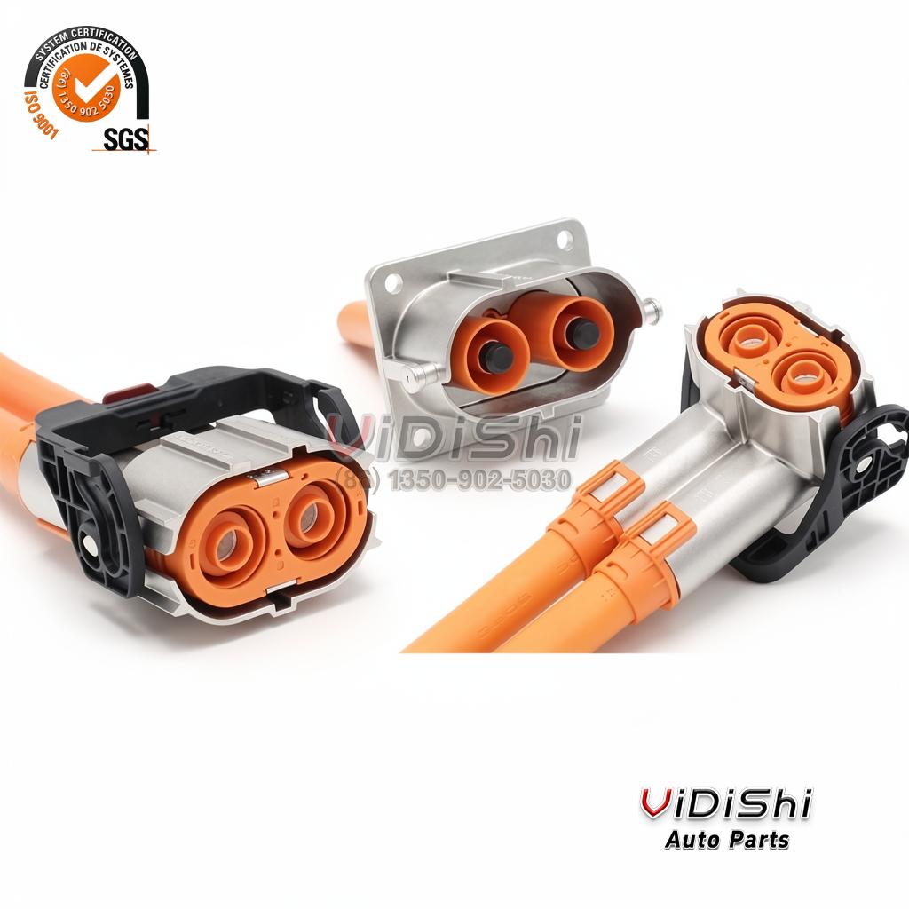 Connector HVIL Series Plastic AP-P22VK for energy storage systems 3 Vidishi Auto Connector installed view
