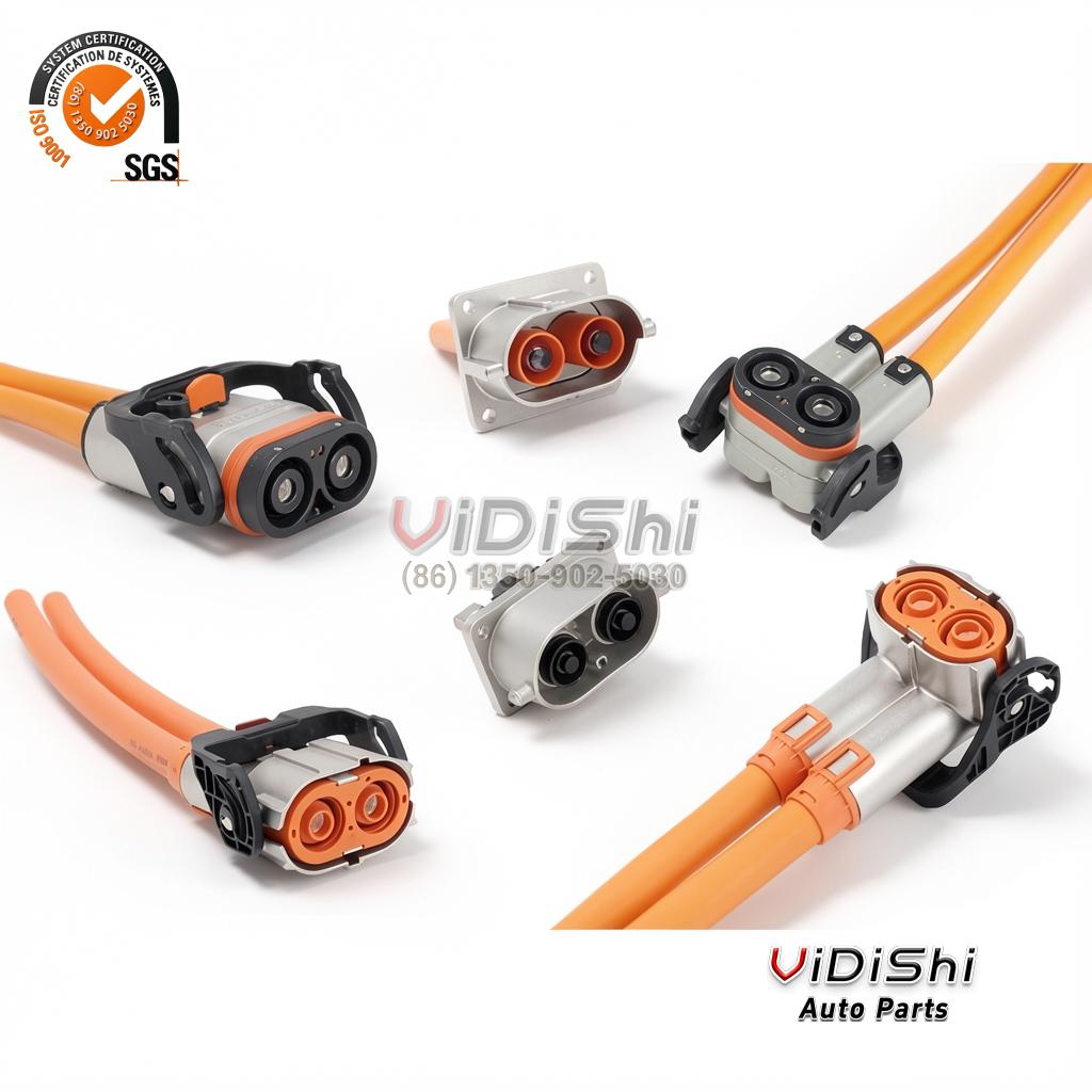 Connector HVIL Series Plastic AP-P22VK for energy storage systems 2 Vidishi Auto Connector side view