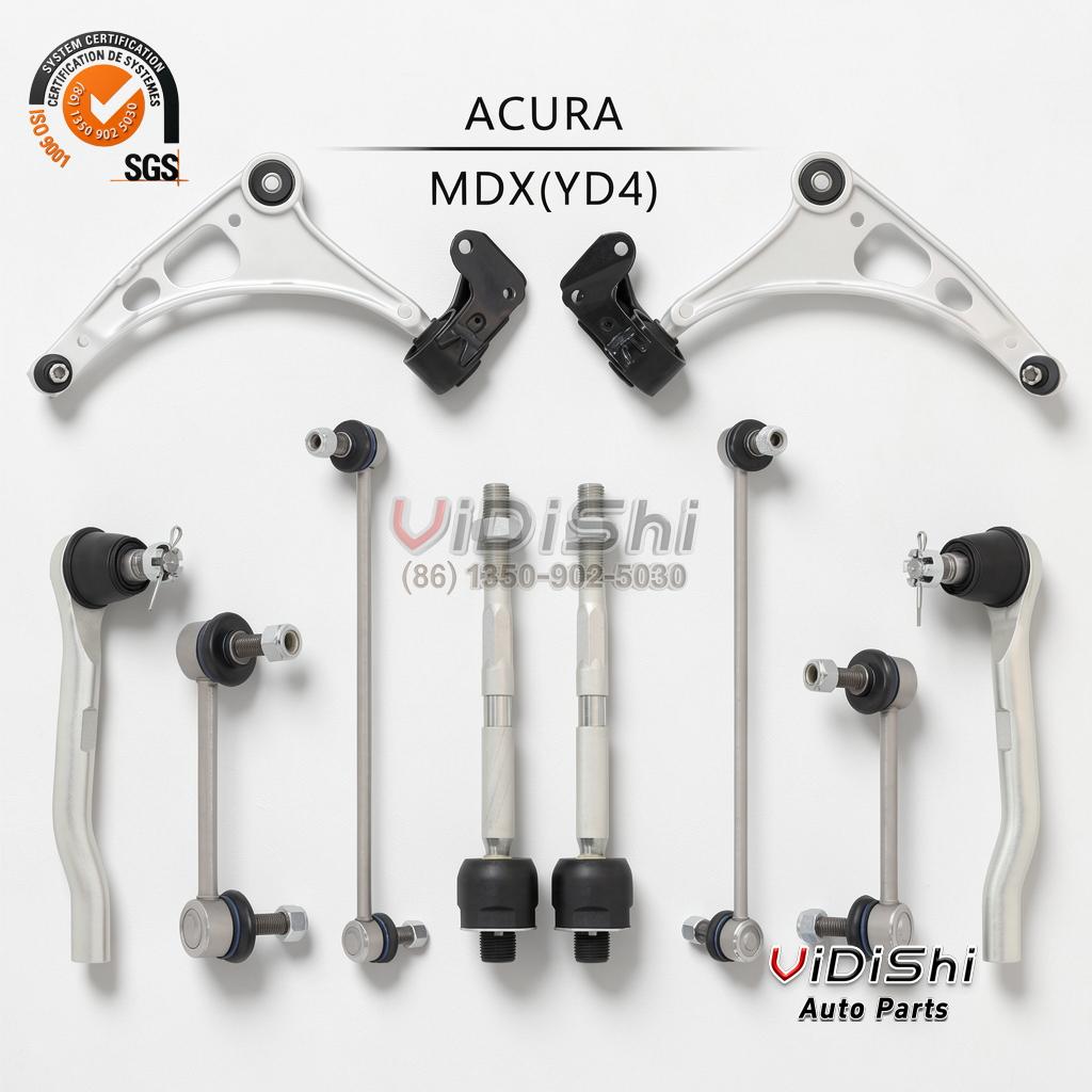 TSBJ High Quality Control Arm Kit with Tie Rod End & Ball Joint and Stabilizer Link for ACURA MDX(YD4) 14-15 OE 51320-TZ5-A01 front view