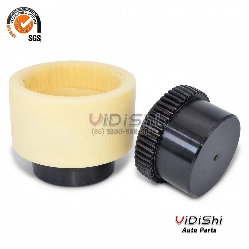AP-XP448 Coupling Manufacturer Nylon Sleeve for industrial drives 2 Vidishi Auto Coupling side view