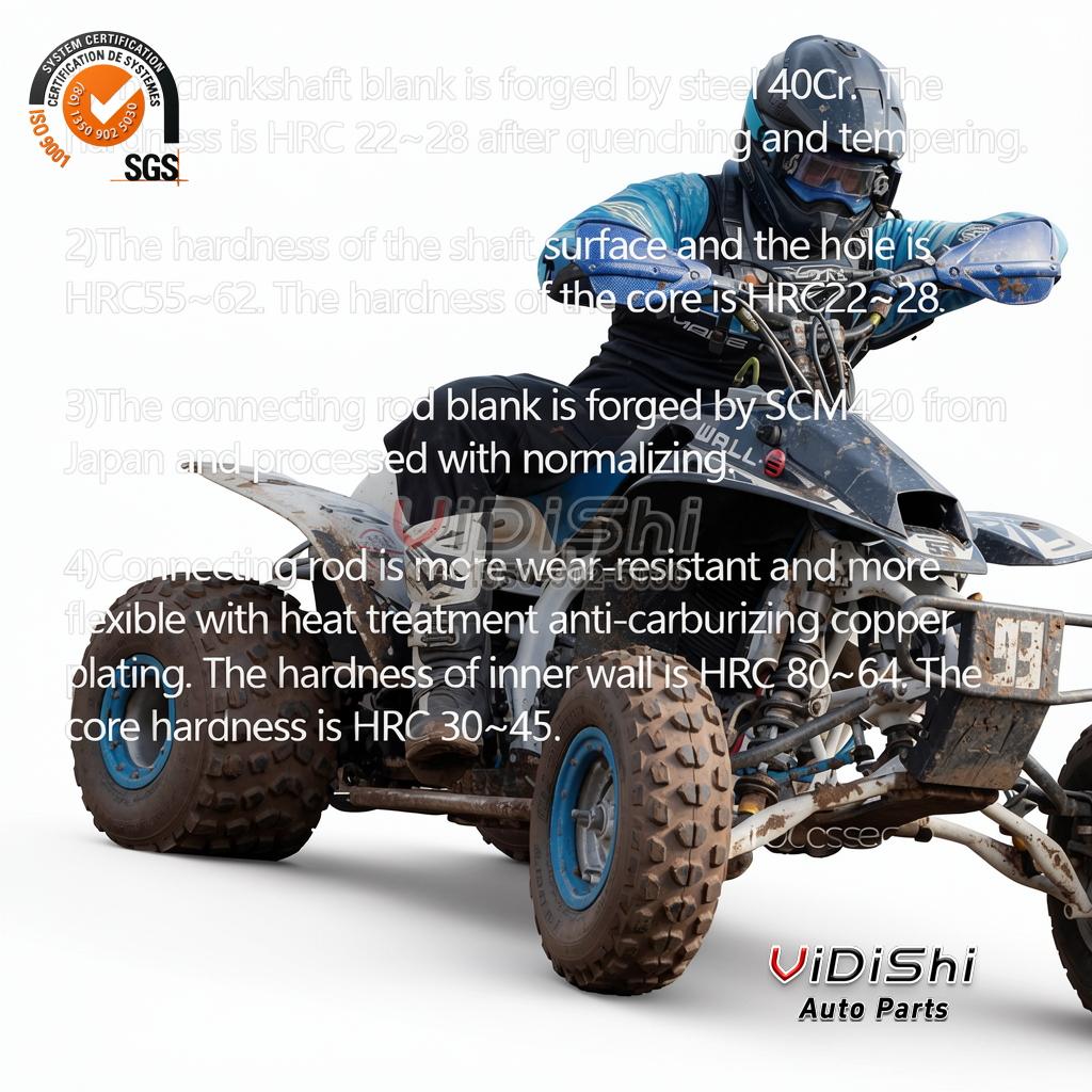 All Products 13 Racing Crankshaft for Yamaha Warrior 350 All Years Raptor YFM350R OEM 1UY-11400-00-00 ATV UTV Spare Parts gallery view