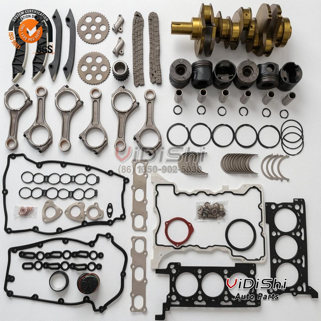 All Products 11 Engine Rebuild Kit Piston Crankshaft Bearing Connecting Rod Bearing for Jeep Grand Cherokee 3.0 Diesel EXF CRD VM24D Maserati gallery view