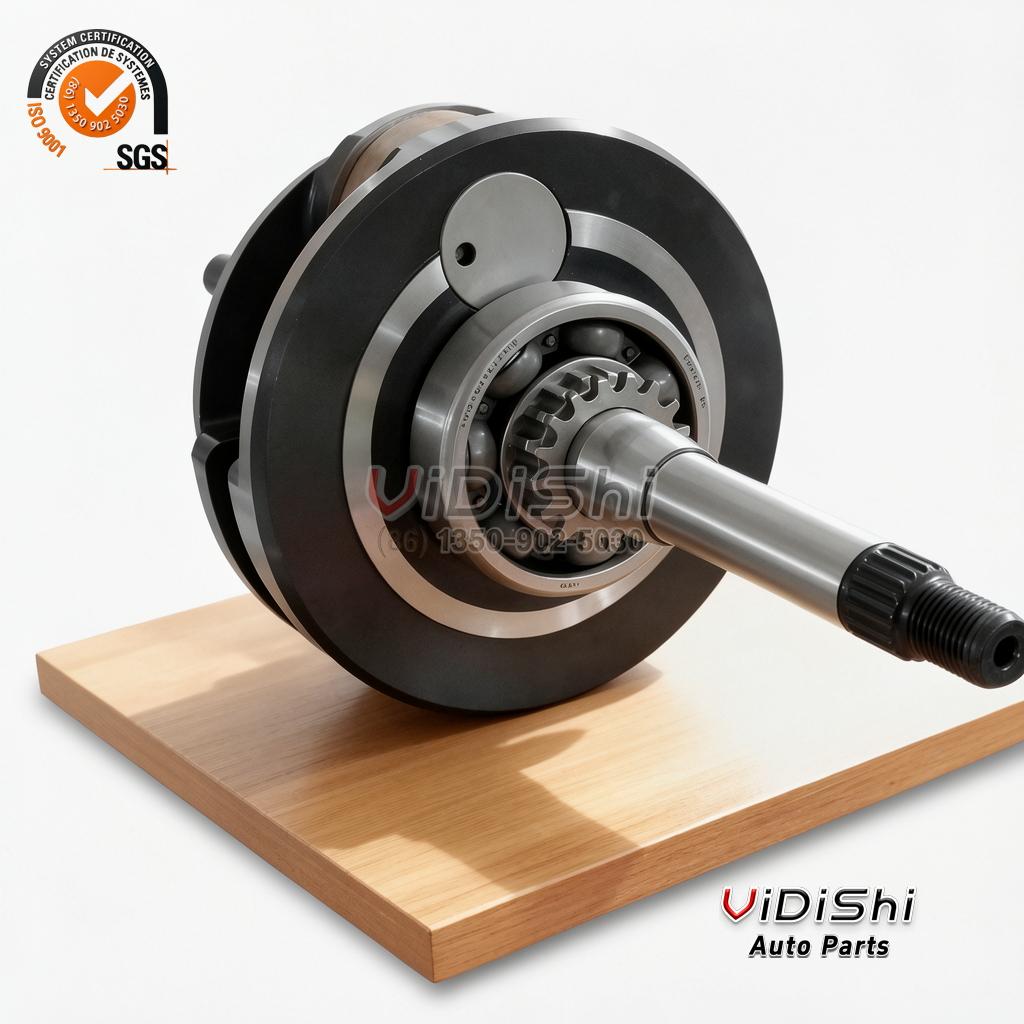 QMI152 / QMJ152 / 157QMB PERFORMANCE Gy6 150cc Performance Parts GY6 150cc Racing Stroker 3mm 4mm 8.2mm 10.20mm 14mm Crankshaft front view