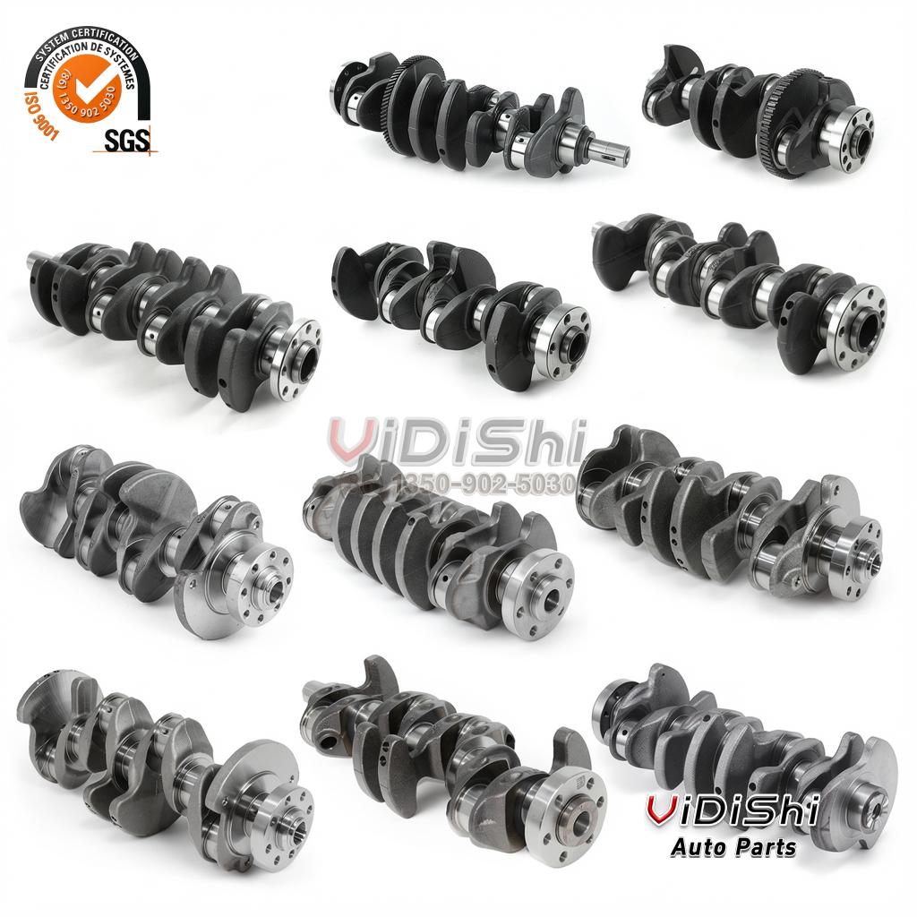 Brand New Crankshafts & Bearing Bushes Engine Crankshaft for vw EA211 1.6 04E105021 front view