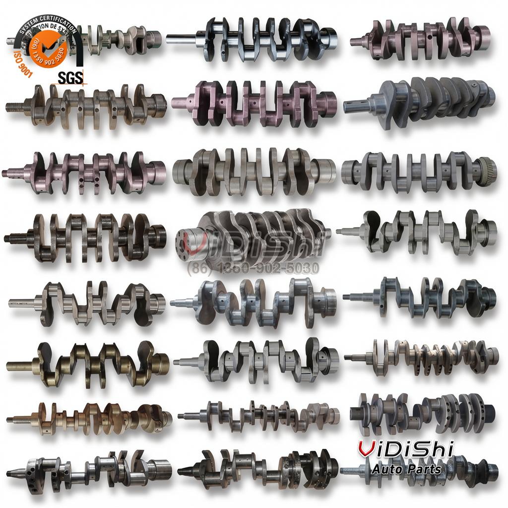 Wholesale Auto Spare Parts Car Engine Crankshaft for Toyota Corolla Nissan Honda Civic Mazda Suzuki Mitsubishi Isuzu Japan Car front view