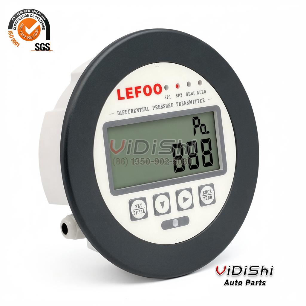 All Products 11 LEFOO Compact Differential Pressure Transmitter 1.0%F.S Accuracy 4-20mA/0-10V RS485 Output IP65 Protection for Air Filter gallery view