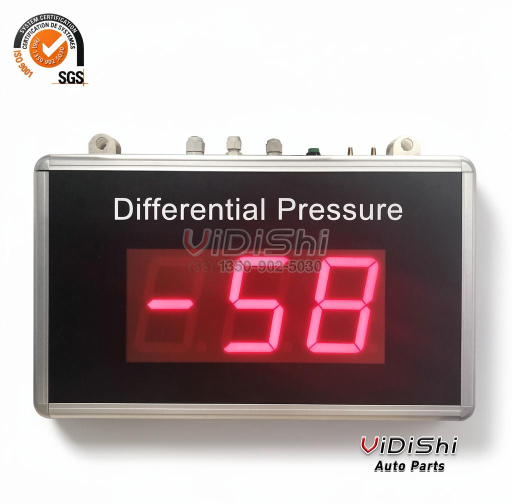 Digital Led Temperature Display Unit Large Temperature Humidity Differential Pressure Display Unit front view