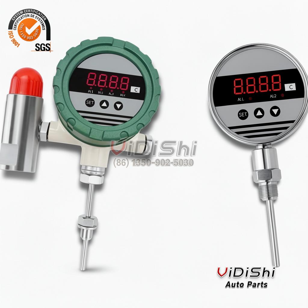 Customizable OEM/ODM LCD Microcomputer Differential Digital Thermostat Temperature Controller for Chiller Water front view
