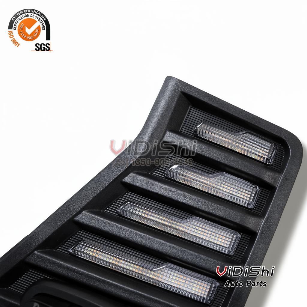 All Products 8 FogLight beam pattern view of ApexRide LED Daytime Running Lights Front Fog Light