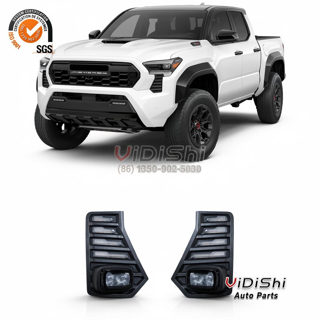 FogLight front view view of ApexRide LED Daytime Running Lights Front Fog Light