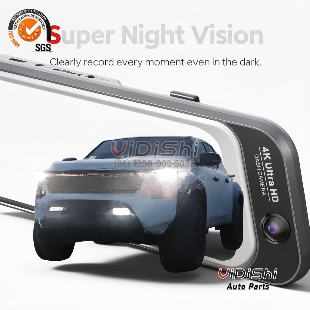 All Products 11 Carlover 4K UHD Fisheye 3 Camera Dash Cam with GPS 2K Rear ADAS Parking Monitor Video Recorder Universal Fitment gallery view