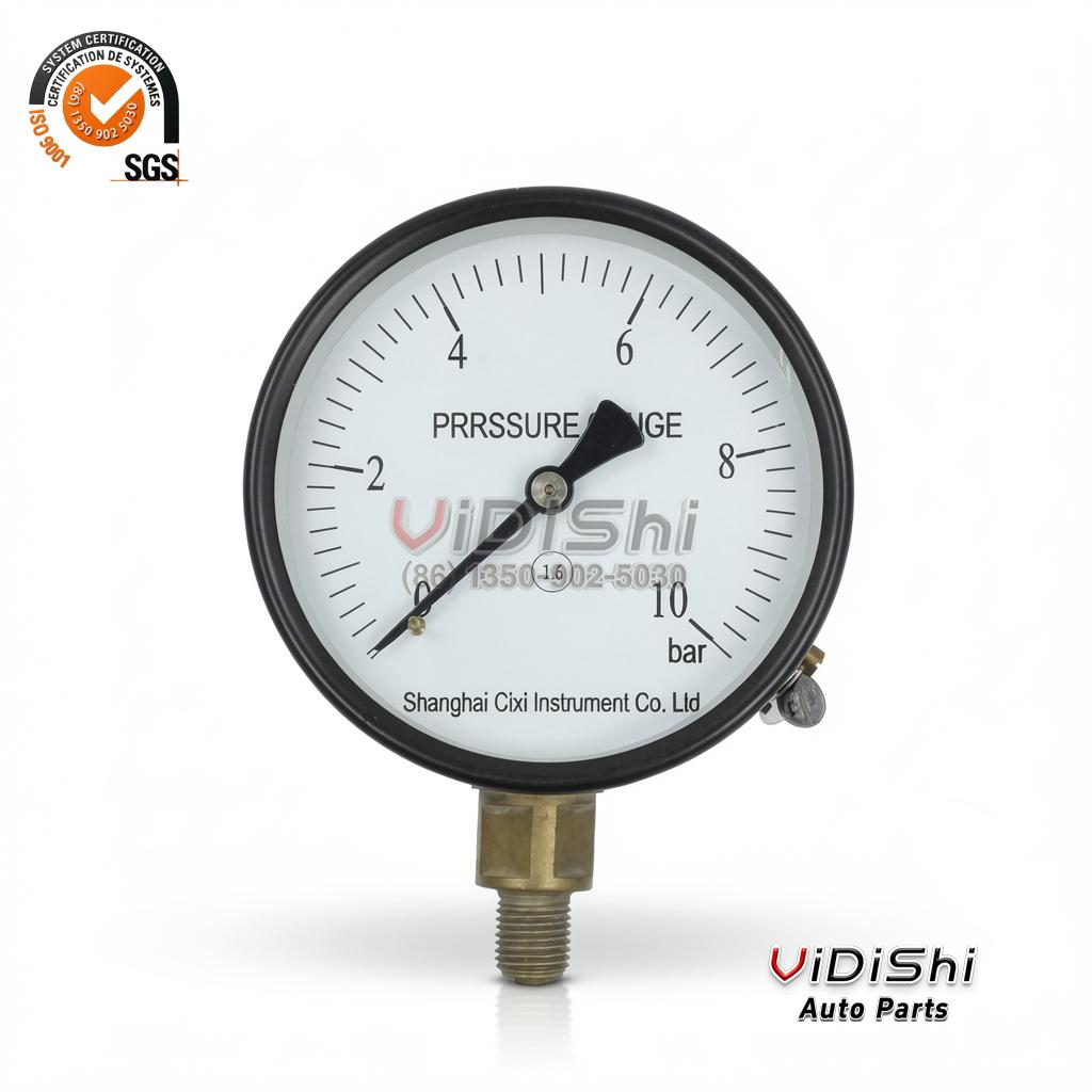 All Products 10 The CX-PG-P 0~40 Mpa 60mm Radial Install Stainless Steel 2.5% High Accuracy Oil Filled Pressure Gauge gallery view