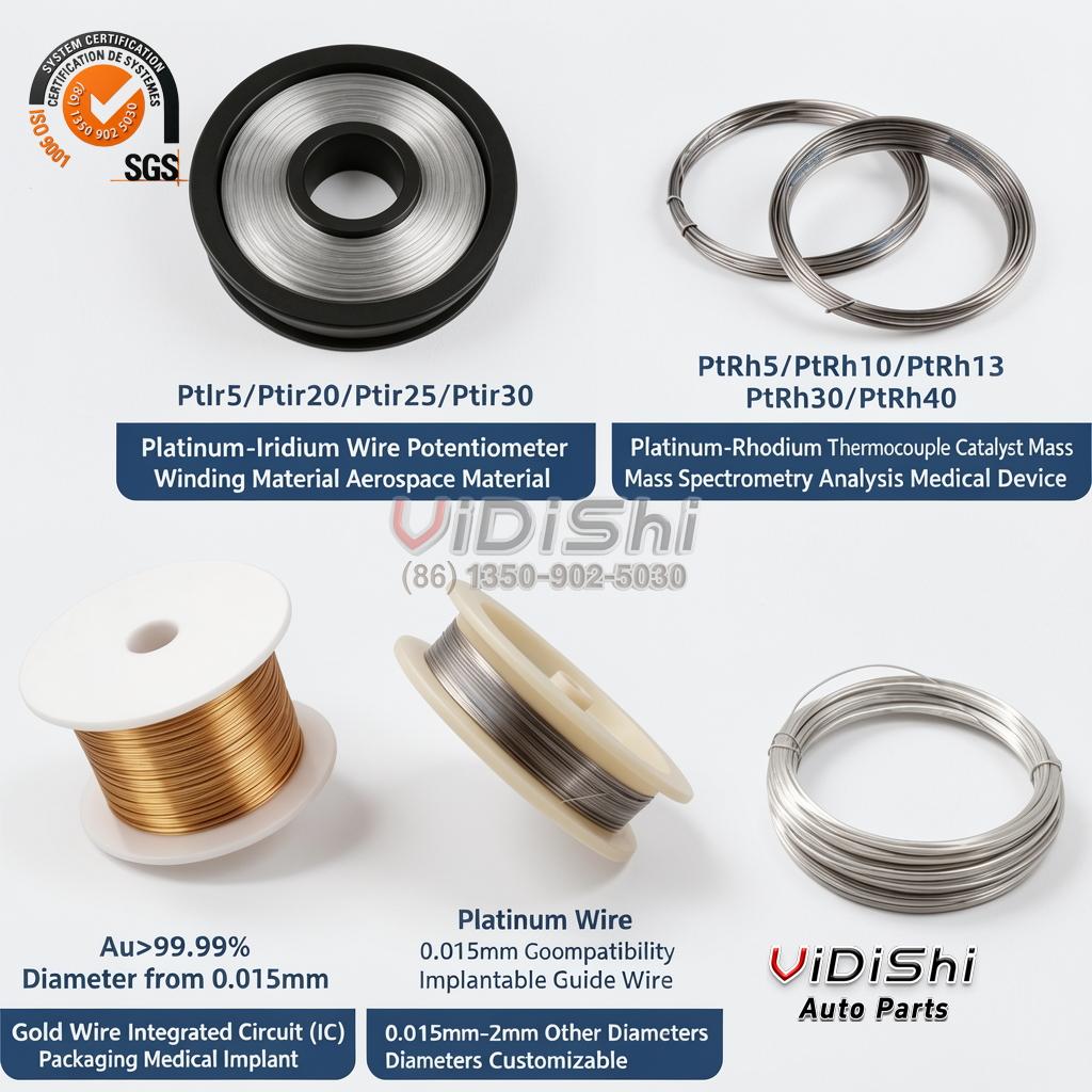 All Products 11 99.95% Pure Platinum Wire 0.2mm Diameter High Purity Pt Wire for Thermocouple & Vacuum Components gallery view