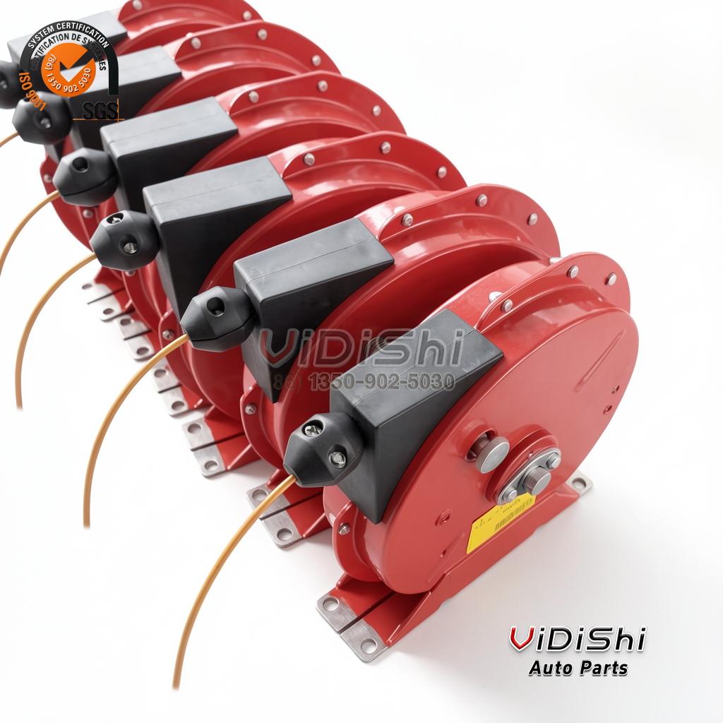 Earthing Reel Jiasheng 6 Meters for Fuel Tank Truck front view