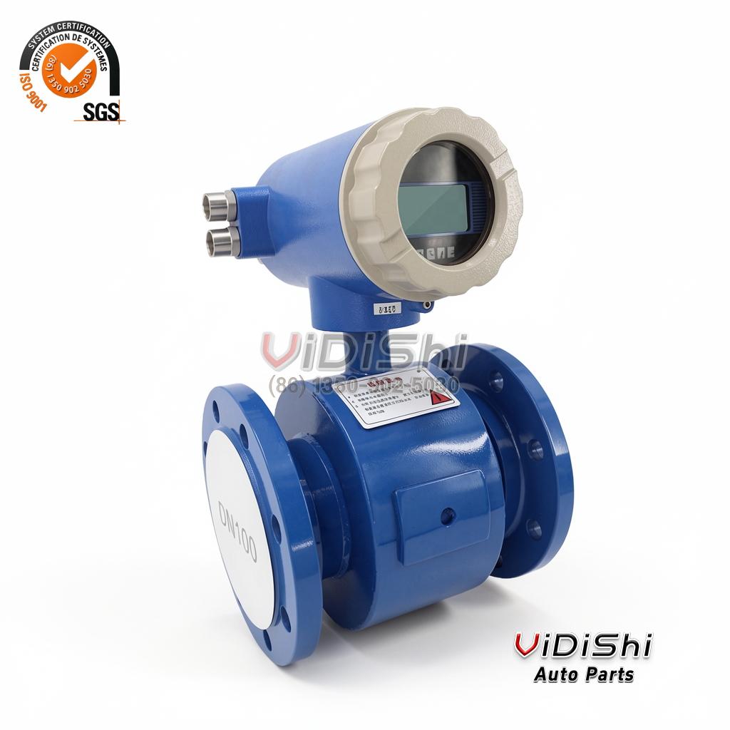 All Products 8 LANHUI Hot Selling OEM 304 Stainless Steel Chemical Industry Liquid Water Flowmeter Electromagnetic Flow Meter DN100 2-Year gallery view