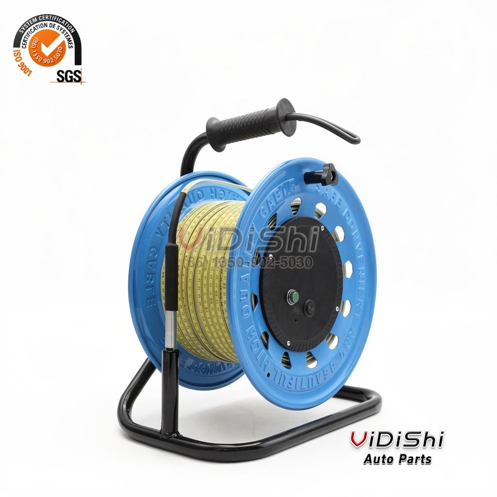 GLT500A 200M Deep Well Borehole Ground Water Level Dip Meter front view