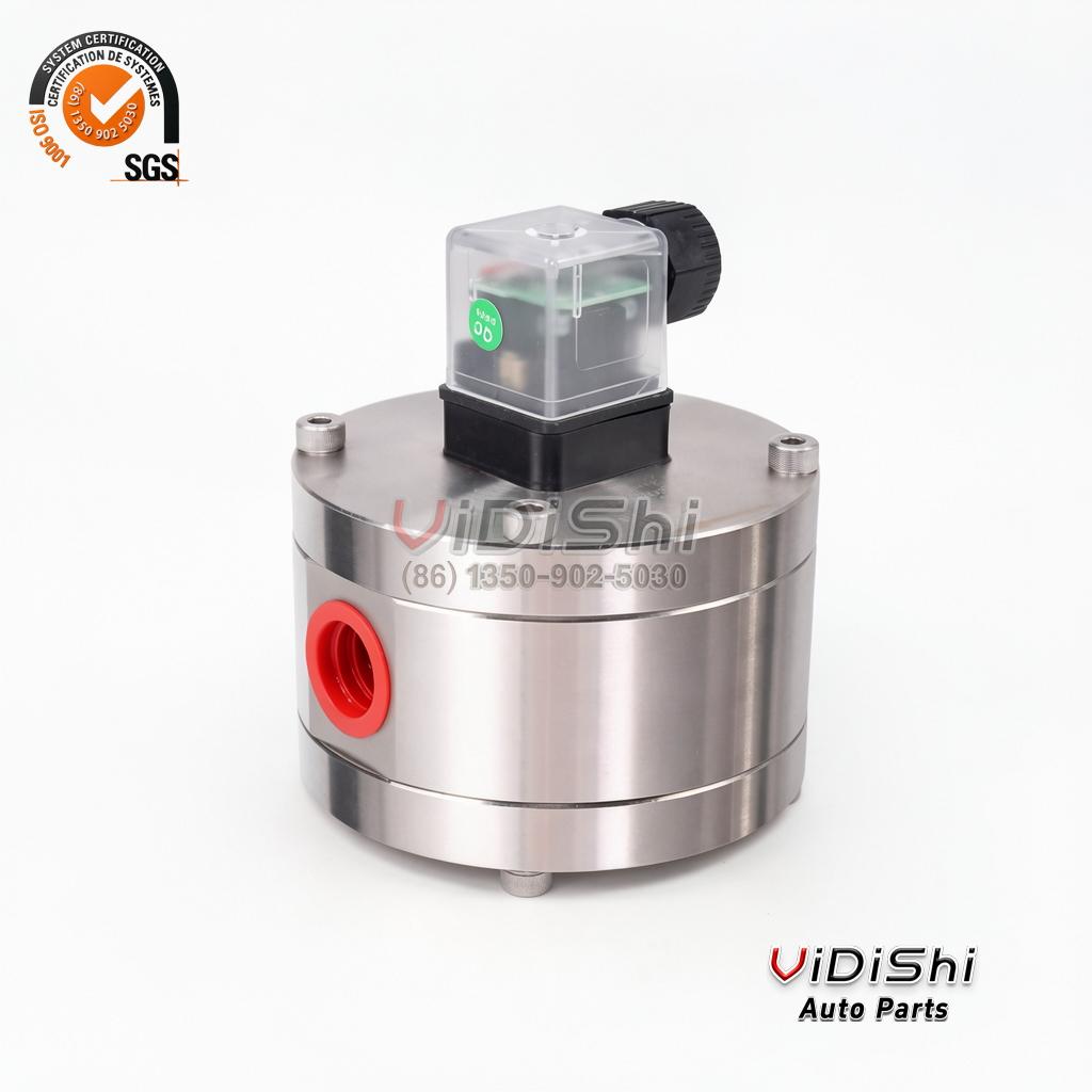 Industrial Flow Meter for Oils, Lubricants, and Chemicals, Oval Gear Flow Meter front view