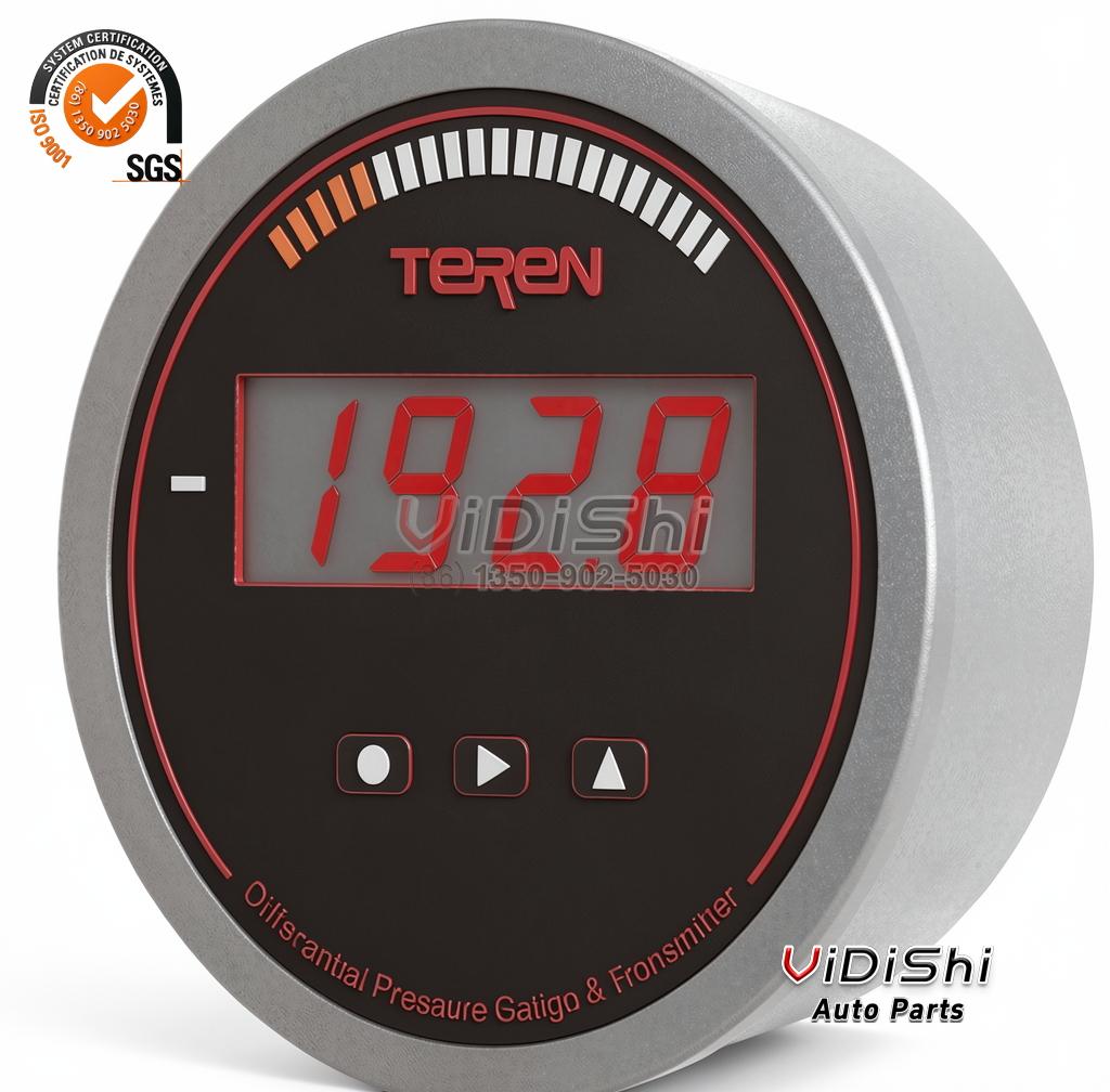 Digital air Pressure Gauge Meter for Heating System front view