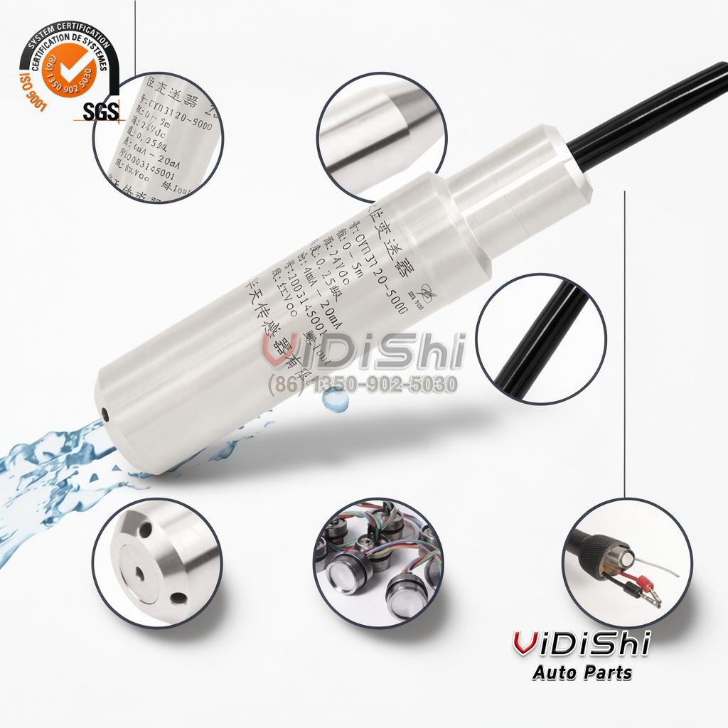 All Products 12 HUATIAN 0-10M Submersible Liquid Level Gauge Transducer 1m/2m/3m/4m/5m 4-20mA 0-10V 0-5V RS485 IP68 DC24V 304SS 0.2% Accuracy gallery view