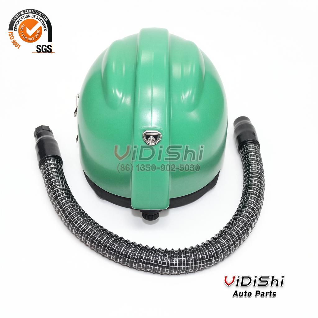 All Products 12 Hood package view of Sandblasting Helmet with Shoulder Protective Cape Sand Blast