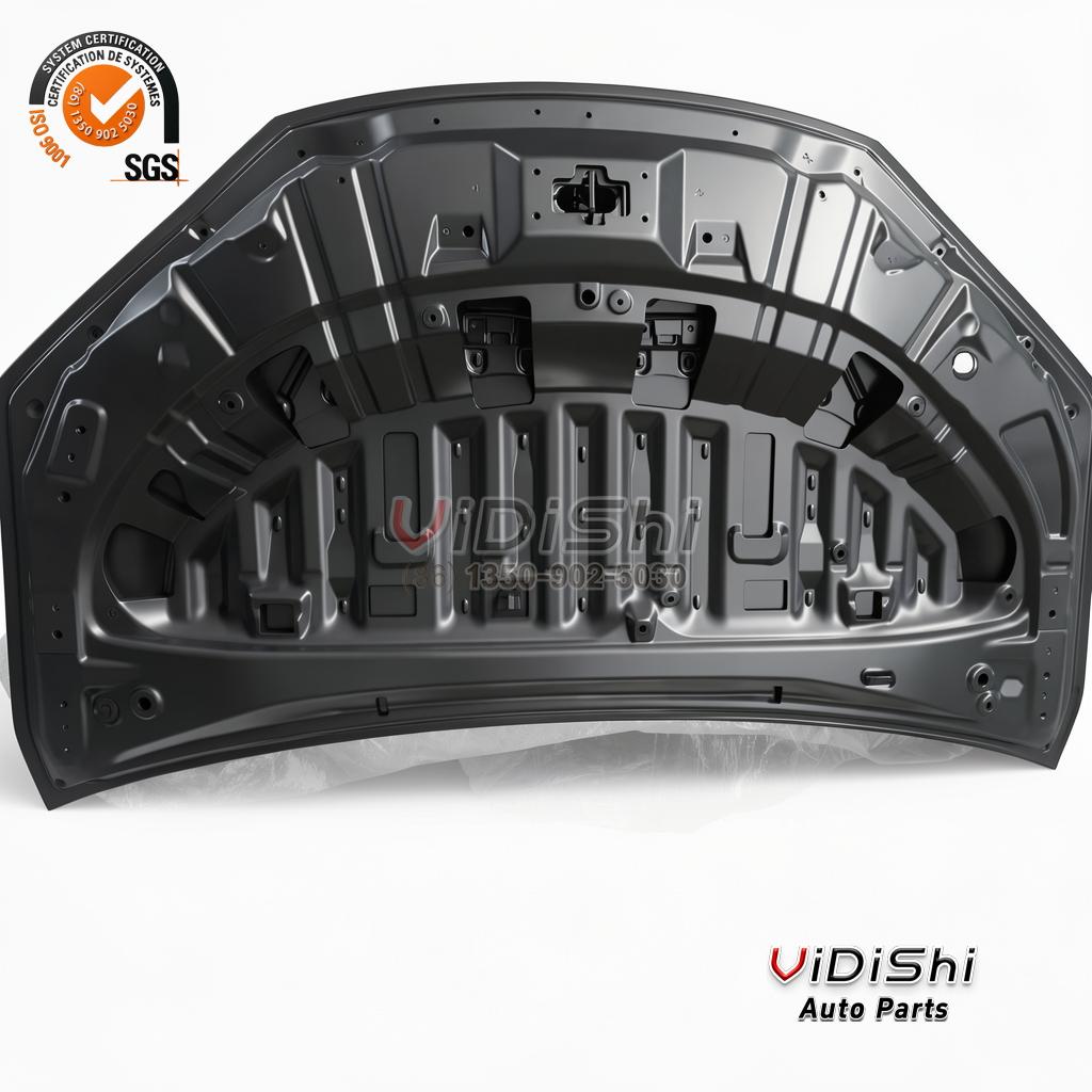 All Products 10 Hood on vehicle view of Prius New Product Auto Parts Hood