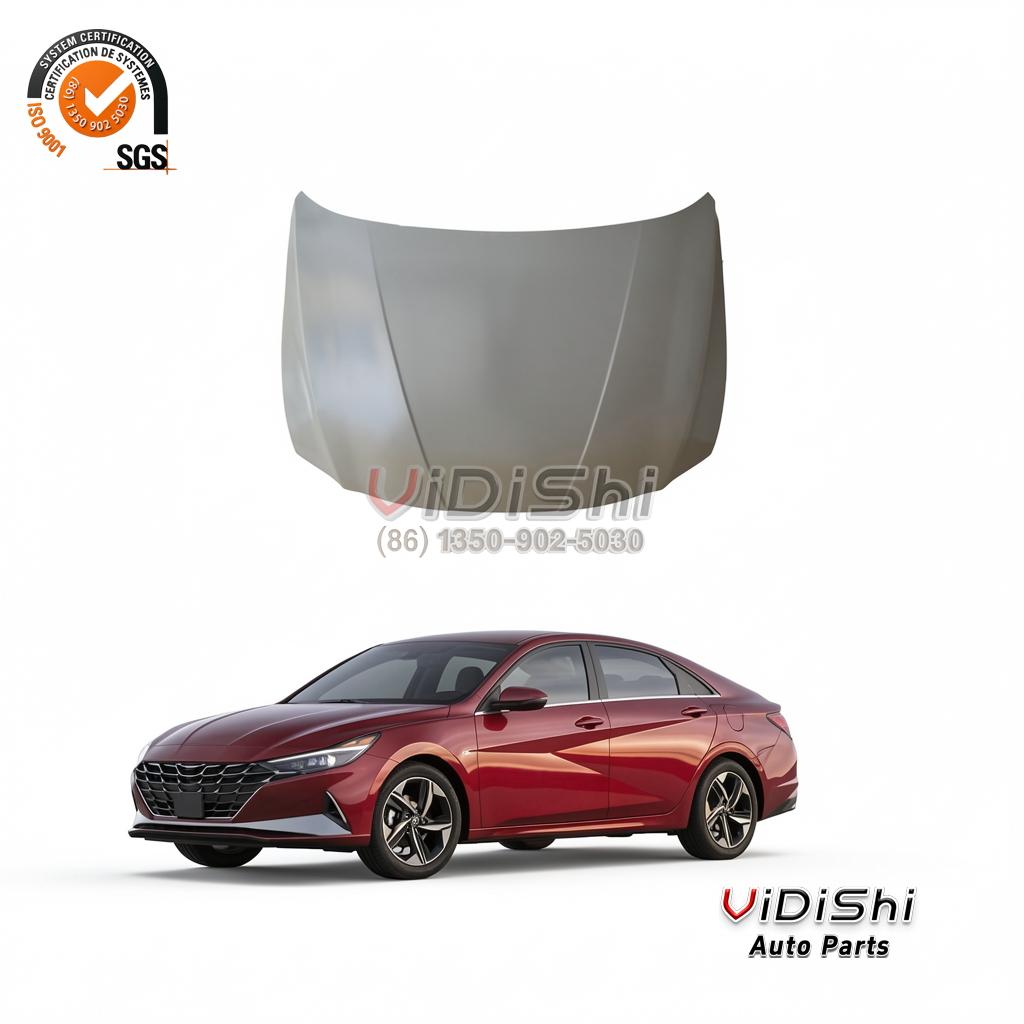 All Products 9 Hood hinge detail view of Engine Hood Covers Bonnet