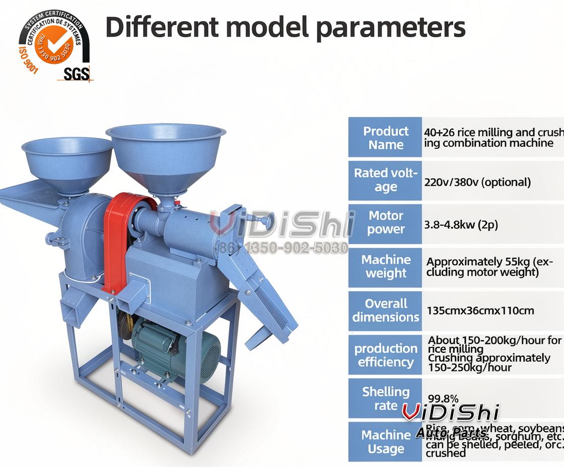 Rice Mill High Efficiency Combined 6N40 for commercial rice processing 5 Vidishi Auto Rice Mill packaging view
