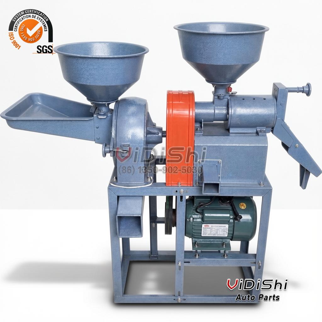 Rice Mill High Efficiency Combined 6N40 for commercial rice processing 2 Vidishi Auto Rice Mill side view