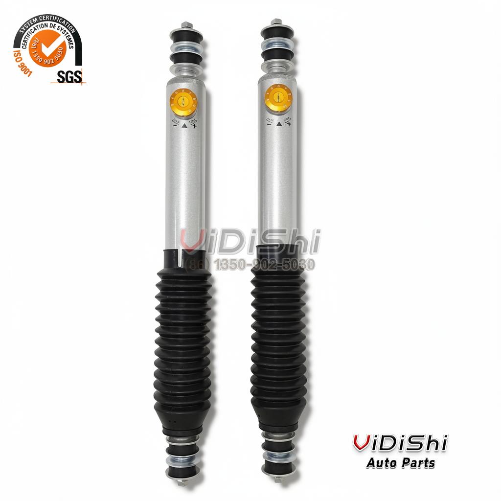 Shock Absorber Reduced Body Roll Nissan Patrol Y60 for 4x4 off road 2 Vidishi Auto Shock Absorber side view