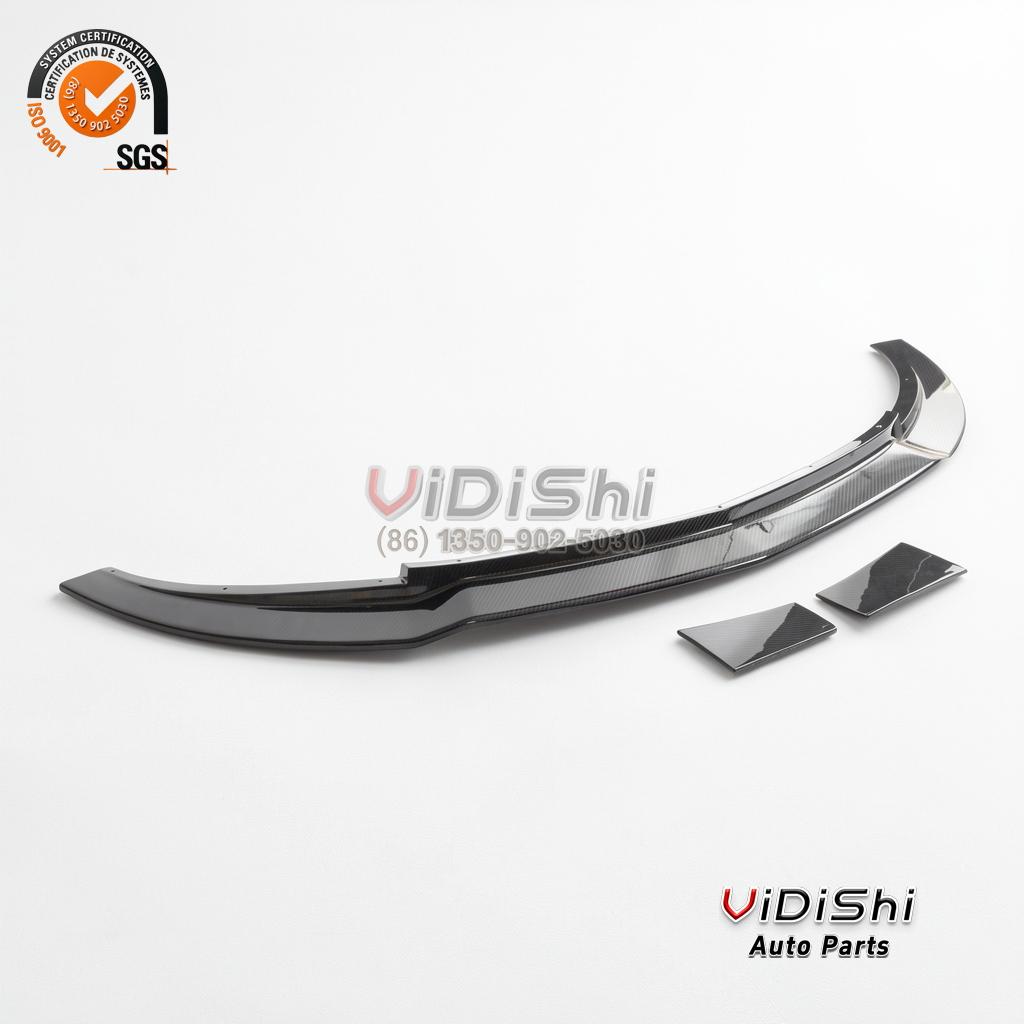 All Products 11 Spoiler carbon weave view of 400Z Carbon Fiber Front Lip Spoiler