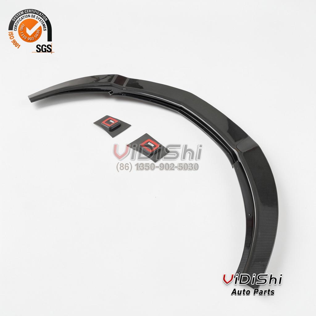 Spoiler front view view of 400Z Carbon Fiber Front Lip Spoiler