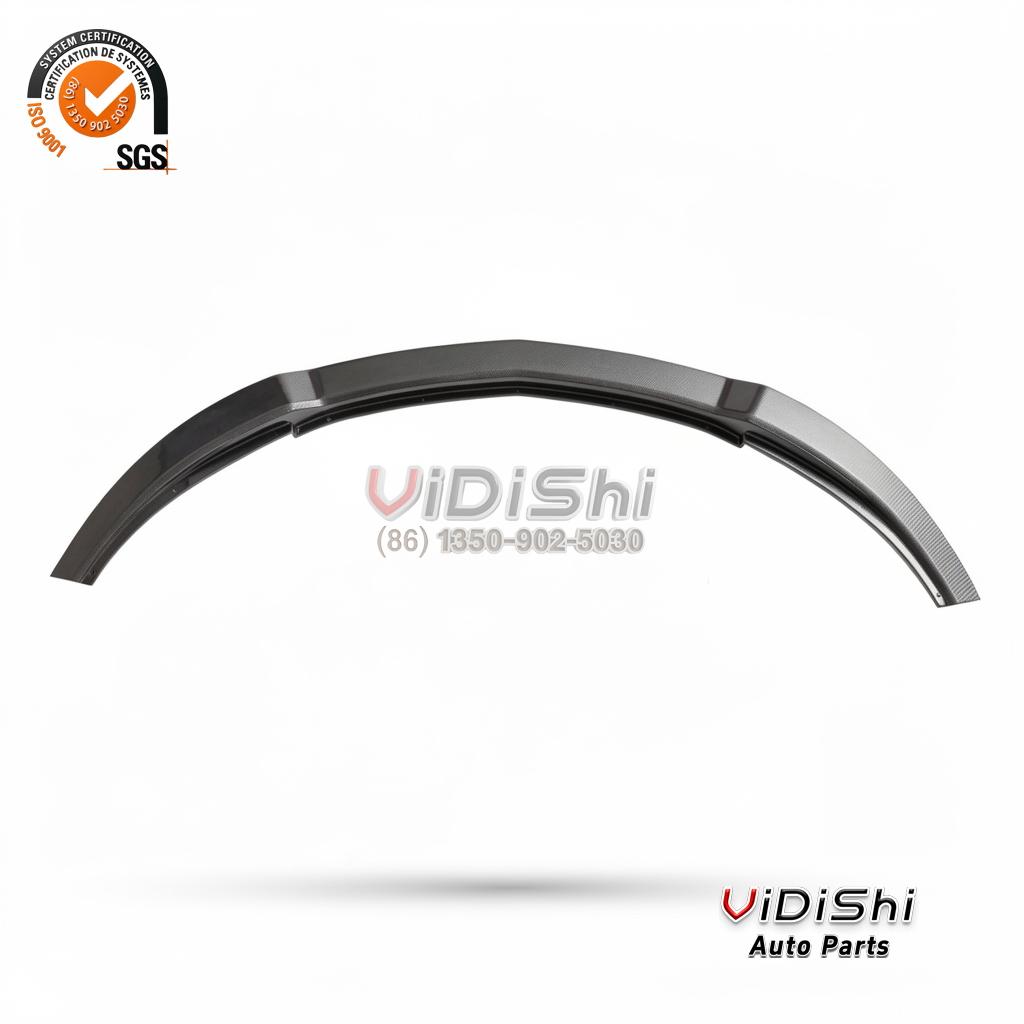 All Products 8 Spoiler rear view view of 400Z Carbon Fiber Front Lip Spoiler