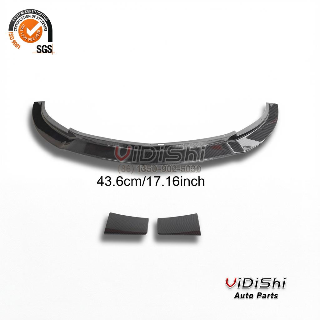 All Products 9 Spoiler side profile view of 400Z Carbon Fiber Front Lip Spoiler