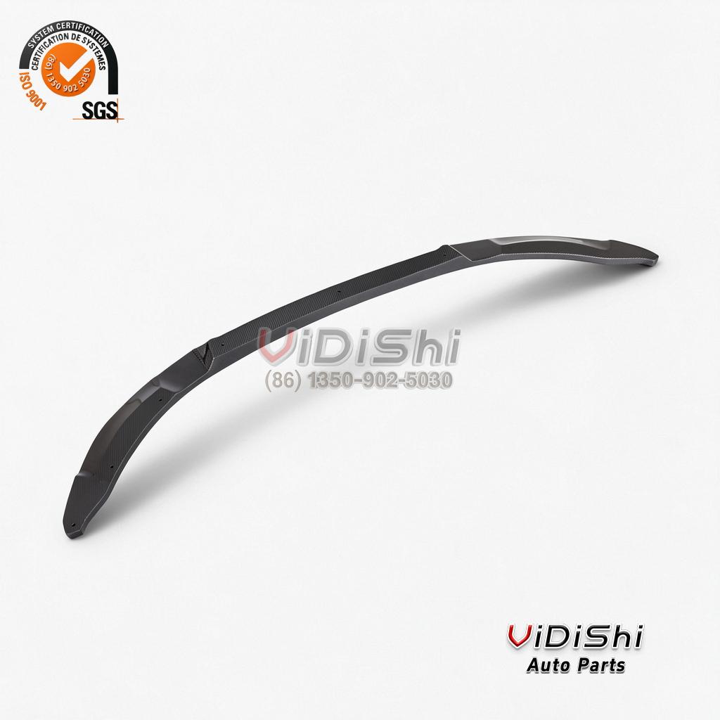 Spoiler front view view of M4 Front Lip Splitter Spoiler