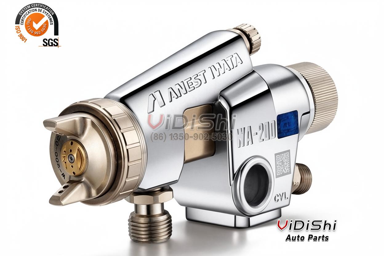 Spray Gun Automatic WA-200 for wood and furniture coating 6 Vidishi Auto Spray Gun pair view