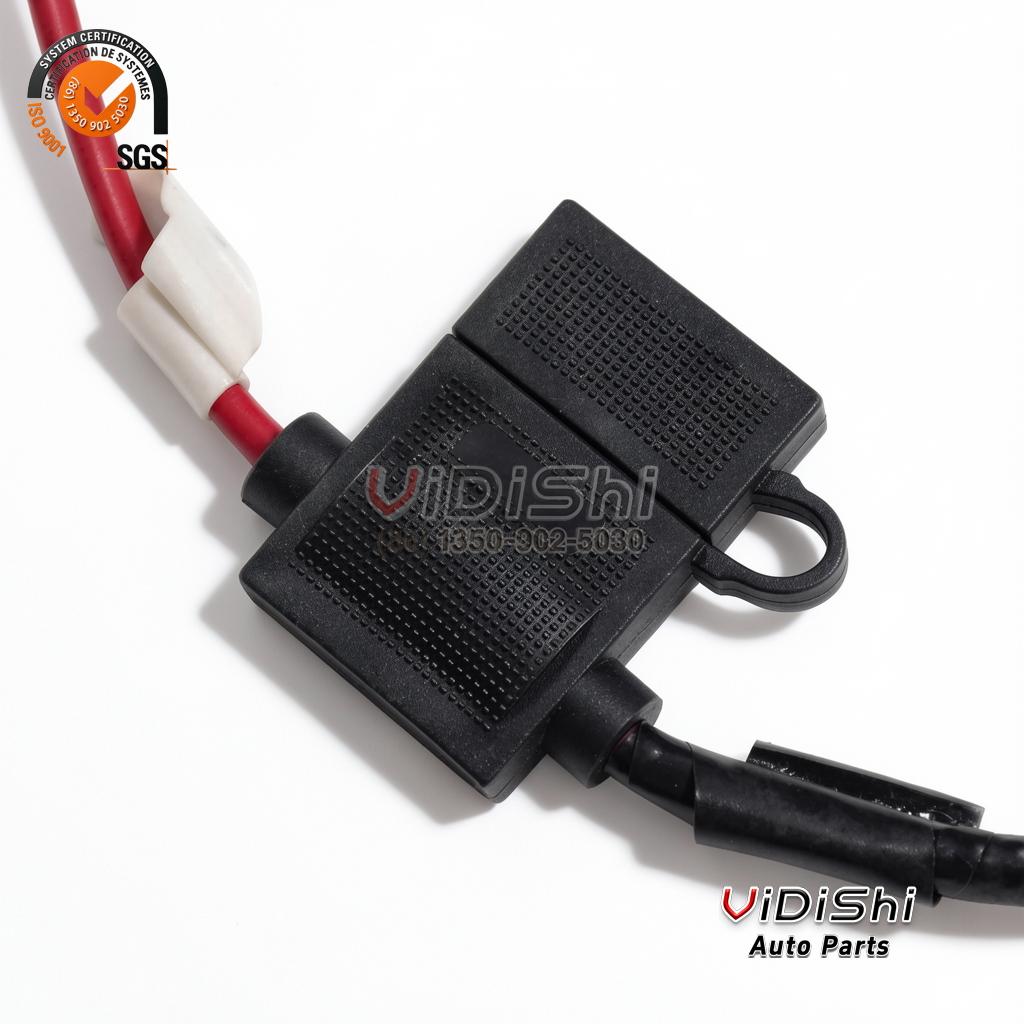 Garfour Copper Auto Lighting Wiring Harness Full Kit with Fuse Relay Connector Switch IP65 for Car Motorcycle front view