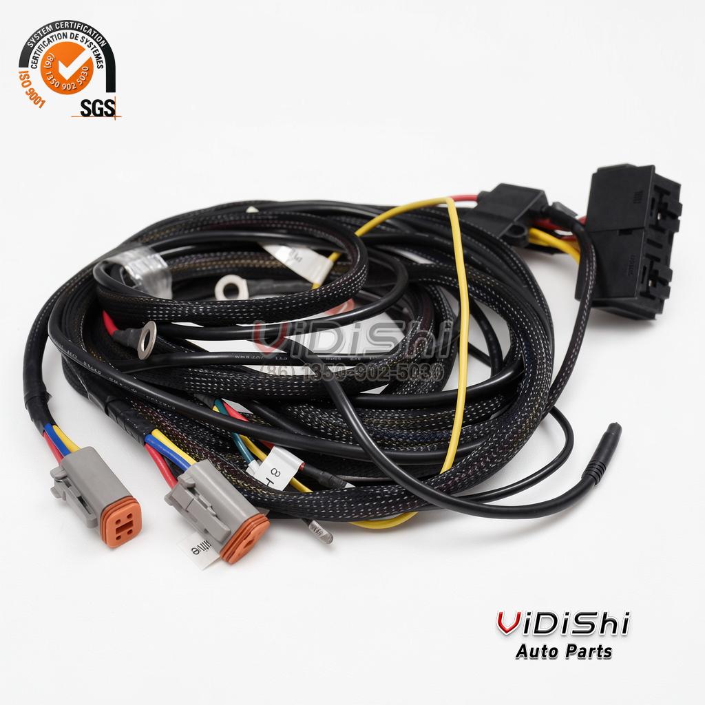 All Products 9 Garfour Copper Auto Lighting Wiring Harness Full Kit with Fuse Relay Connector Switch IP65 for Car Motorcycle gallery view