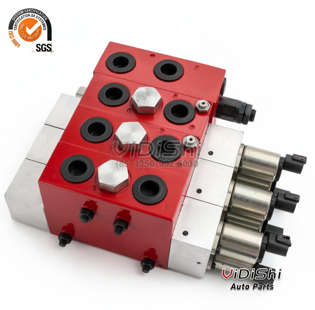 All Products 8 High Pressure 40l/min Hydraulic Solenoid Valve Center 24v Solenoid Valve Hydraulic Parts Hydraulic Valve gallery view