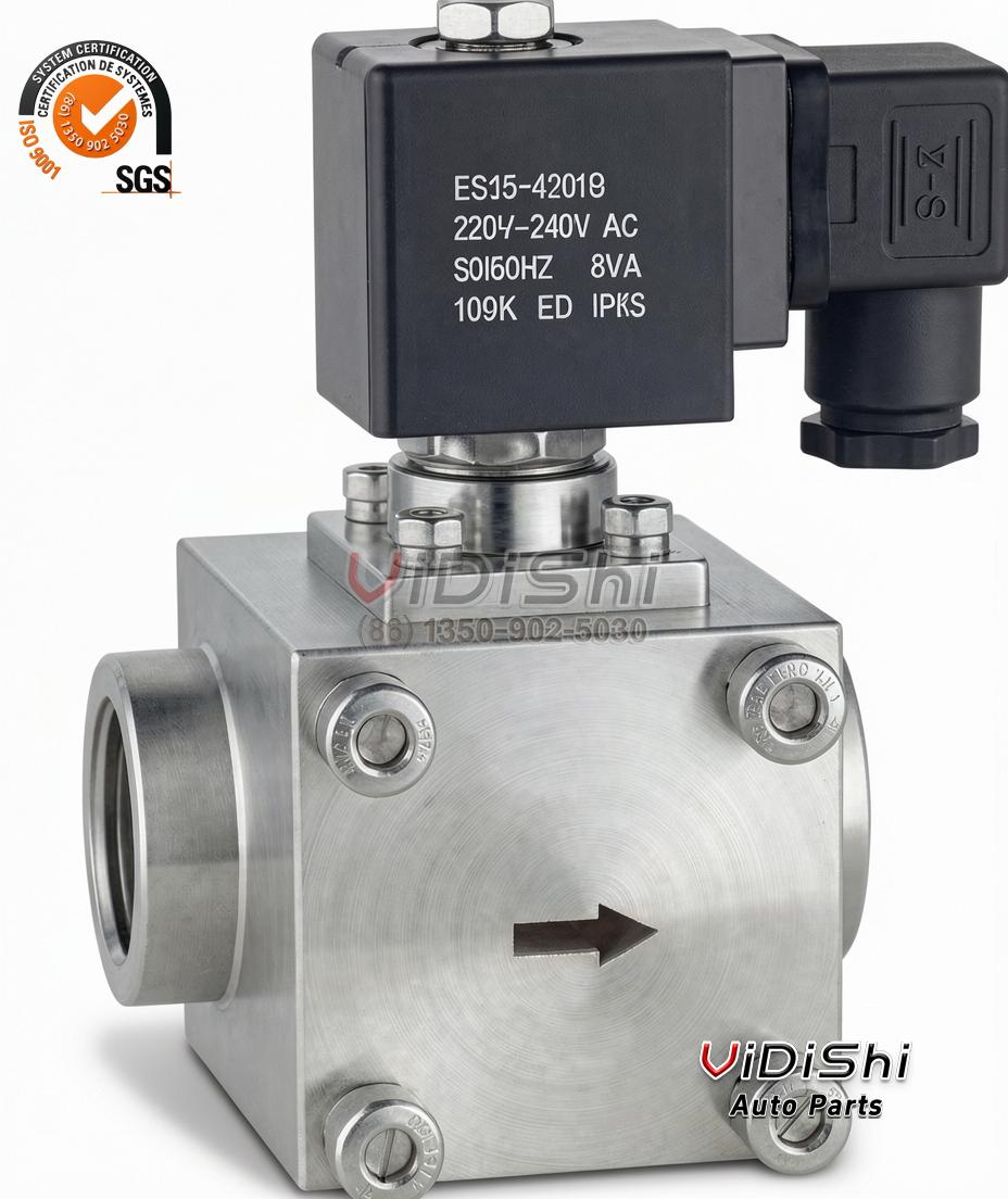 All Products 7 High Pressure Stainless Steel Solenoid Valve Two-Way Pilot Operated High Pressure for Gas OEM Customizable General gallery view