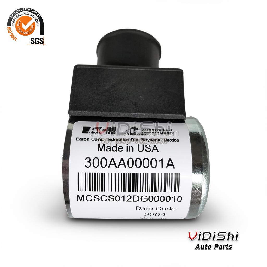 All Products 10 Vickers S-Type Wet Pin Hydraulic Solenoid Coil 24VDC 12W IP67 Replacement for 300AA Series DIN 43650 gallery view
