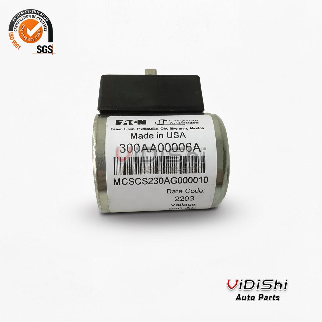 All Products 12 Vickers S-Type Wet Pin Hydraulic Solenoid Coil 24VDC 12W IP67 Replacement for 300AA Series DIN 43650 gallery view