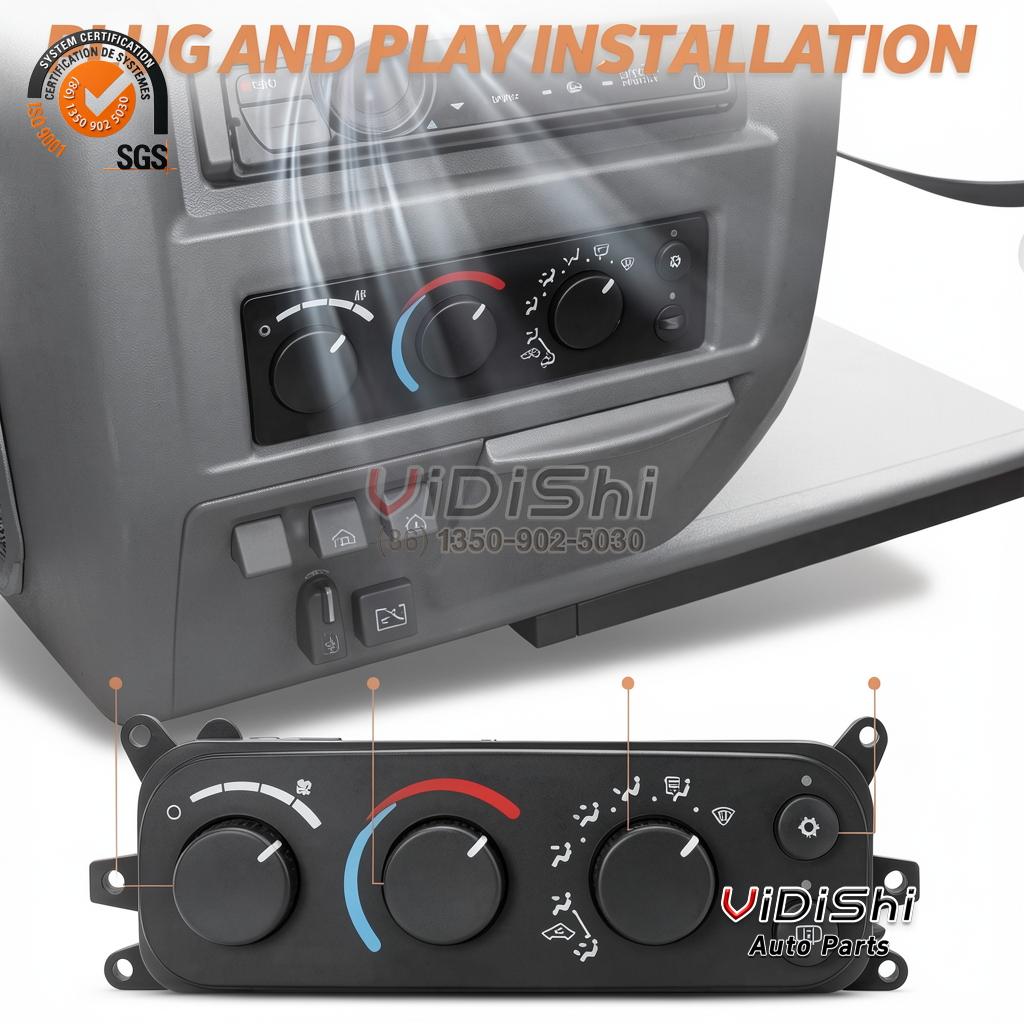 All Products 11 Suitable for 01-04 Dodge air Conditioning Control Switch 55055905AA gallery view
