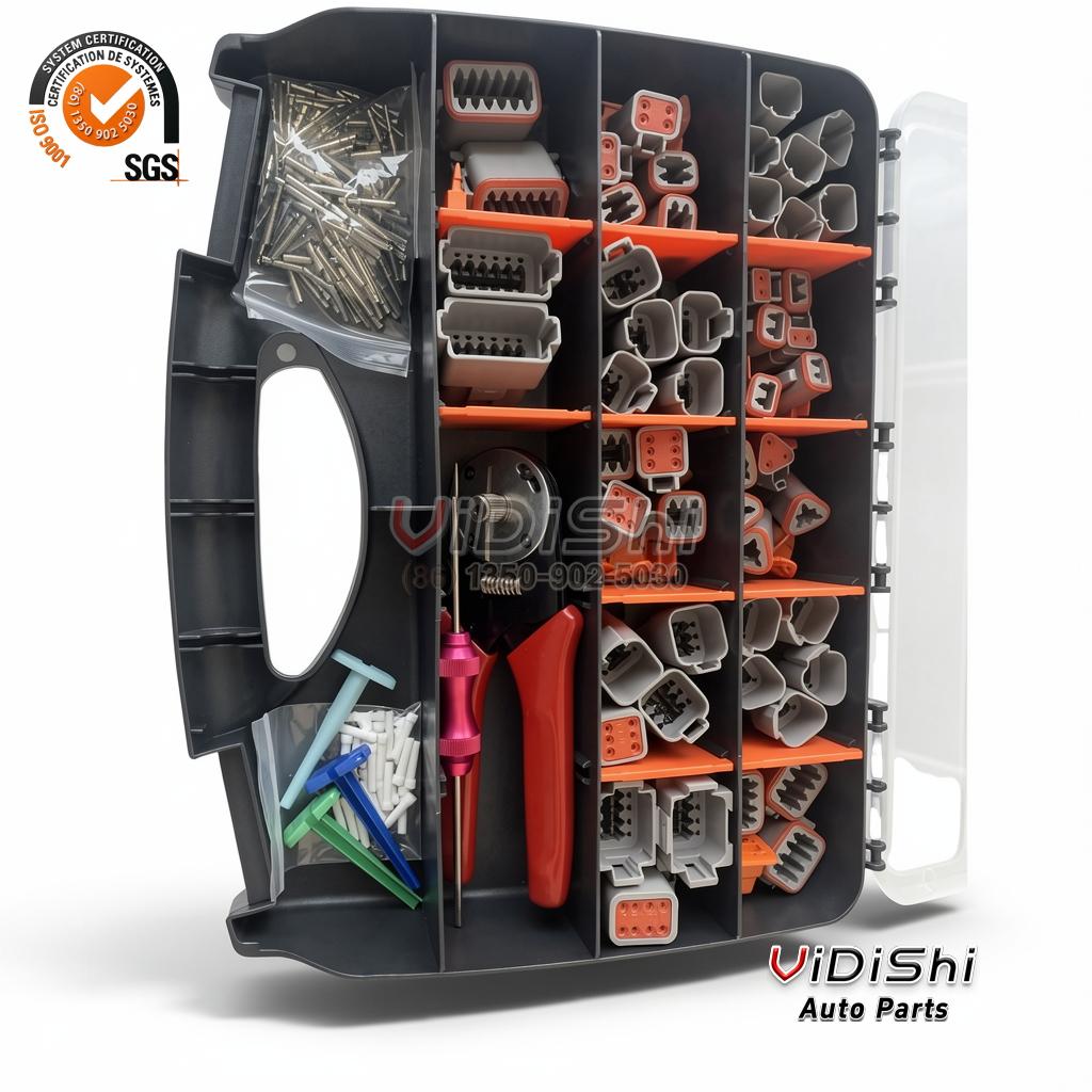 Low Contact Resistance Terminal Kits 335pcs for wire harness assembly 4 Vidishi Auto Terminal detail view